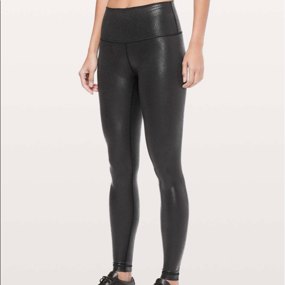 Lululemon Wunder Under Foil Leggings 28”